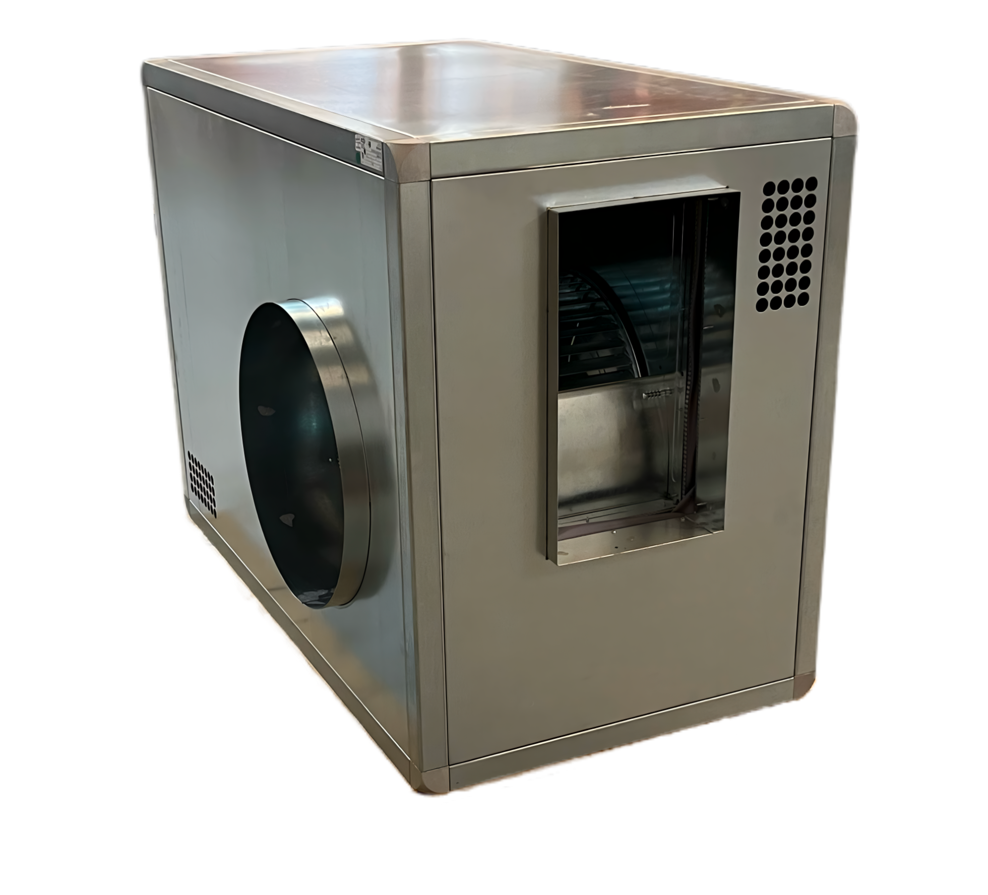 Caja de ventilación media presión CHAYSOL serie SA-RTC horizontal izquierda